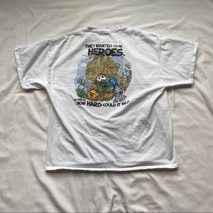 Retro VeggieTales Double Sided Promo T-shirt